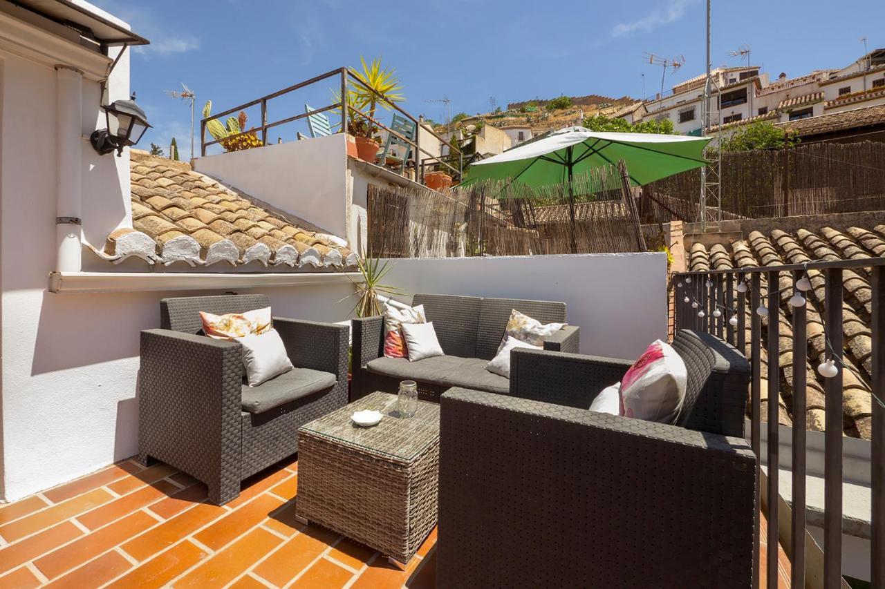 Coqueto Apartamento Duplex Con Terraza Privada Y Parking Granada Bagian luar foto